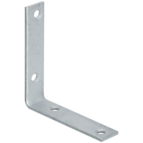 National Hardware National Hardware 4 in. H X 0.88 in. W X 0.12 in. D Galvanized Steel Inside Corner Brace N220-202 - main